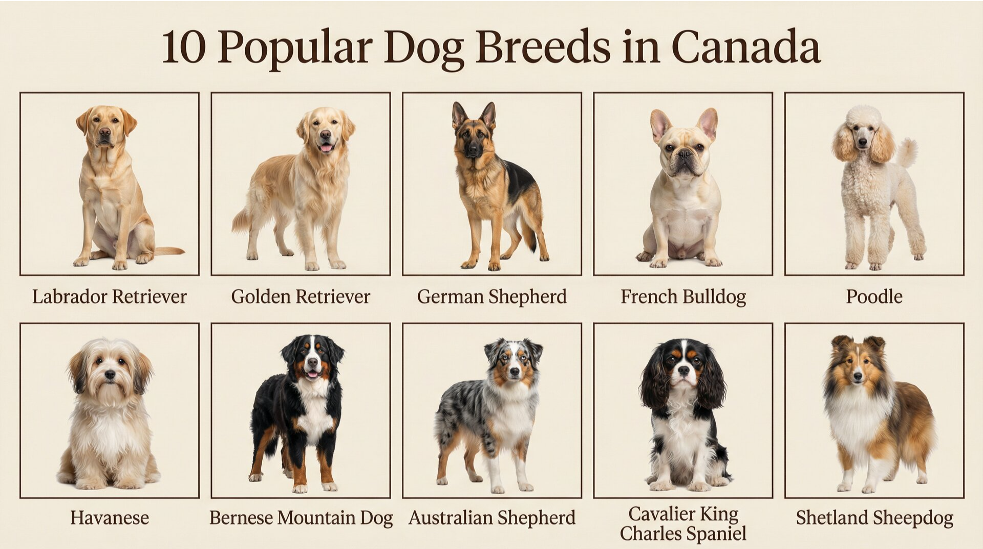 The Most Popular Dog Breeds in Canada