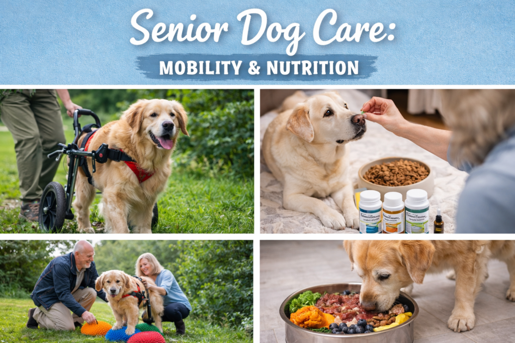 Senior Dog Care Mobility & Nutrition